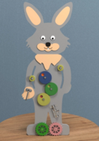 Бизиборд «Пасхальный кролик» - fgospostavki.ru - Королёв