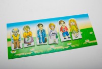 Набор пальчиковых кукол "Семья" - fgospostavki.ru - Королёв