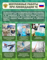 Стенд "Неотложные работы при ликвидации ЧС" - fgospostavki.ru - Королёв