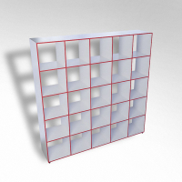 Шкаф открытый многосекционный ТР25 ЛДСП - fgospostavki.ru - Королёв