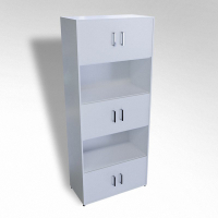 Шкаф широкий полуоткрытый ТР4 ЛДСП  - fgospostavki.ru - Королёв