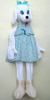 Ростовая кукла "Собачка белая" - fgospostavki.ru - Королёв