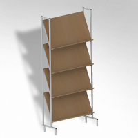 Стеллаж на металлокаркасе демонстрационный - fgospostavki.ru - Королёв