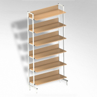  Стеллаж на металлокаркасе односторонний - fgospostavki.ru - Королёв