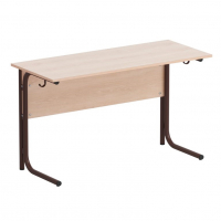 Стол ученический двухместный на круглой трубе - fgospostavki.ru - Королёв