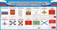 Стенд "Государственные и военные символы РФ" - fgospostavki.ru - Королёв