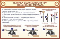 Стенд "Техника безопасности при опиливании металла" - fgospostavki.ru - Королёв