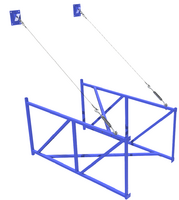 Ферма баскетбольная вынос 2 метра для щита из оргстекла 1,8х.1,05 метра - fgospostavki.ru - Королёв