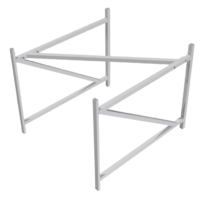 Ферма баскетбольная для щита из оргстекла (1,2х0,9 метра), вынос 1,2 метра - fgospostavki.ru - Королёв