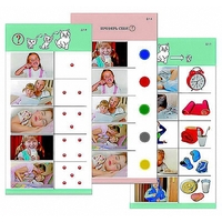 Комплект из 10 карточек "Обучающий калейдоскоп для ДО. Познание. Мой день" - fgospostavki.ru - Королёв