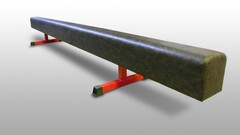 Бревно гимнастическое напольное, мягкое на металлических опорах (3м) - fgospostavki.ru - Королёв