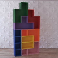 Стеллаж для игрушек "Цветная стройка" - fgospostavki.ru - Королёв