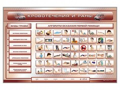 Трехсекционный базовый комплект "Травмы. Кровотечения. Ожоги" для учащихся общеобразовательных учреждений - fgospostavki.ru - Королёв
