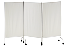 Ширма медицинская из нержавеющей стали на колесах 3 секции - fgospostavki.ru - Королёв