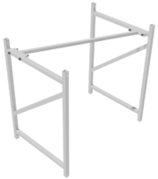 Ферма баскетбольная для щита из оргстекла (1,2х0,9 метра), вынос 0,5 метра - fgospostavki.ru - Королёв