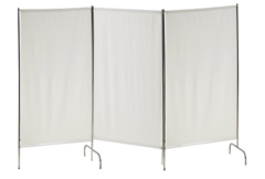 Ширма медицинская из нержавеющей стали без колес 3 секции - fgospostavki.ru - Королёв