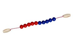 Бусы для счета в пределах 10 (раздаточные) - fgospostavki.ru - Королёв