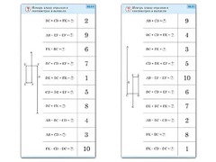Комплект карточек (10) "Обучающий калейдоскоп. Сложение и вычитание в пределах 10" - fgospostavki.ru - Королёв