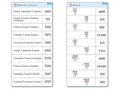 Комплект карточек (10) "Обучающий калейдоскоп. Сложение и вычитание в столбик" - fgospostavki.ru - Королёв