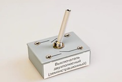 Выключатель двухполюсный (демонстрационный) - fgospostavki.ru - Королёв