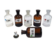Набор склянок для растворов 250 миллилитров (с притертой пробкой) - fgospostavki.ru - Королёв