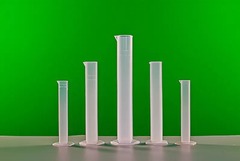 Комплект мерных цилиндров пластиковых (5 штук) - fgospostavki.ru - Королёв