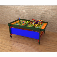 STEAM Многофункциональный стол Весёлые пчёлки оранжевый - fgospostavki.ru - Королёв