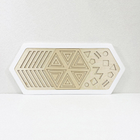 Декоративная тактильная панель - «Рельефные многоугольные формы» - fgospostavki.ru - Королёв