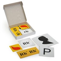 Модель-аппликация "Наследование резус-фактора" (набор из 19 карт) - fgospostavki.ru - Королёв