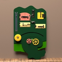 Бизиборд «Зелёная лапа» - fgospostavki.ru - Королёв