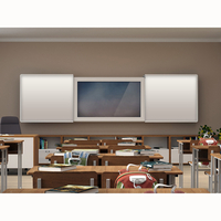 «Фибоначчи» - Интерактивная раздвижная доска с магнитно-маркерной поверхностью - fgospostavki.ru - Королёв