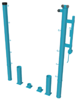 Стойки для большого тенниса с механизмом натяжения со стаканами - fgospostavki.ru - Королёв