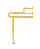 Поручень напольно-настенный с антибактериальным покрытием (желтый) - fgospostavki.ru - Королёв