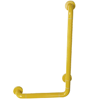 Поручень опорный L-образный вертикальный (желтый) - fgospostavki.ru - Королёв