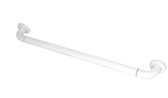 Поручень прямой с антибактериальным покрытием (белый) - fgospostavki.ru - Королёв