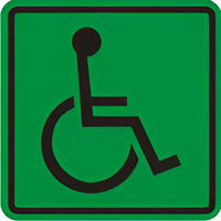 Тактильный знак (доступность для инвалидов всех категорий) 200х200 - fgospostavki.ru - Королёв