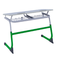 Парта SMARTY двухместная регулируемая по высоте (наклонная столешница) - fgospostavki.ru - Королёв