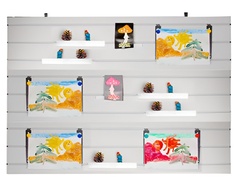 Стенд экспозиционный навесной для детских работ - fgospostavki.ru - Королёв