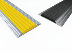 Алюминиевая полоса с резиновой вставкой 1330 миллиметров - fgospostavki.ru - Королёв