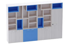Комплект шкафов Smarty  для кабинета - fgospostavki.ru - Королёв