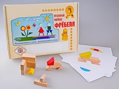 Игровой набор Фребеля "Конструктор деревянный без соединений-1" (Серия "Эксперимент") - fgospostavki.ru - Королёв