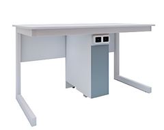 Стол ученический для кабинета физики/биологии двухместный - fgospostavki.ru - Королёв