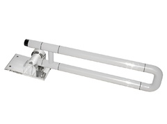 Поручень откидной с антибактериальным покрытием (белый) - fgospostavki.ru - Королёв