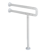 Поручень напольно-настенный с антибактериальным покрытием (белый) - fgospostavki.ru - Королёв