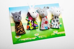 Пальчиковый театр "Волк и козлята" (4 персонажа) - fgospostavki.ru - Королёв