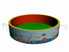Сухой бассейн круглый с шелкографией - fgospostavki.ru - Королёв