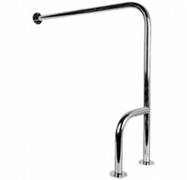 Поручень стационарный Г-образный (правая) - fgospostavki.ru - Королёв