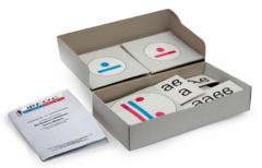 Модель-аппликация "Дигибридное скрещивание. Законы Менделя" (набор из 84 карт) - fgospostavki.ru - Королёв