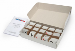 Модель-аппликация "Генетика групп крови" (раздаточный материал из 15 комплектов по 24 карты) - fgospostavki.ru - Королёв