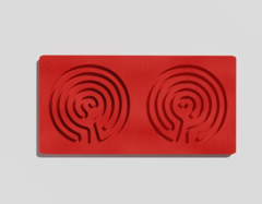 Межполушарная доска №10 красная - fgospostavki.ru - Королёв